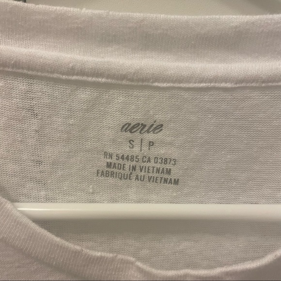 3/$25, NWT🤍aerie oversized white tee - Picture 4 of 5